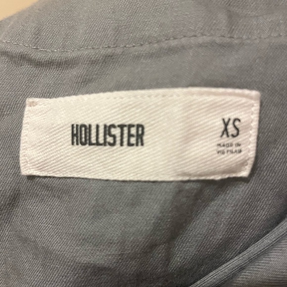 Hollister Cali Baseball Jersey with long sleeves & Hood, size XS - Picture 4 of 5